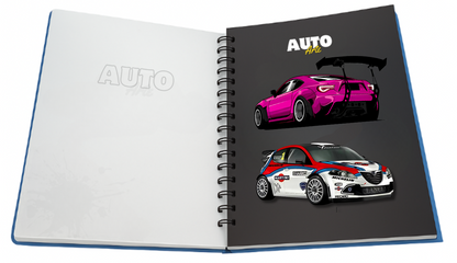 Libro para Colorear Wrc/Drift/Dragster/Gran Turismo, 57 Paginas, 55 Autos Modificados para colorear, 21.4 x 29 cm.